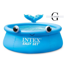 Intex Басейн надувний 26102 NP (2) “Веселий кит“, d=183 см, висота 51см, об'єм 880 л, від 3-х років