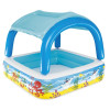 Детский бассейн с навесом BESTWAY 52192 265л, 140×140×24см, от 2 лет