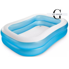 Intex Бассейн надувной 57180 NP (3) Семейный 203х152х48см, объем=540л, 3+, вес 3,5кг