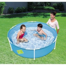 Каркасный круглый бассейн Bestway 56283, Ø152×38 см, 689 л, синий, для детей