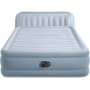 Intex 64450 Надувная Кровать 236×152×86 см PLUSH Изголовье, Электронасос, Dura-Beam DELUXE Queen