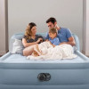 Intex 64450 Надувная Кровать 236×152×86 см PLUSH Изголовье, Электронасос, Dura-Beam DELUXE Queen