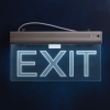 Світильник аварійний LED з індикатором виходу EXIT, 3W, автономний, 90 хв, на батареї 220В