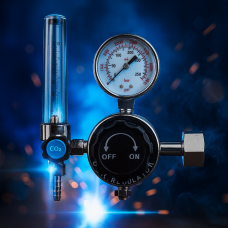 Регулятор витрати газу У30-АР40П-220 з підігрівачем 220В, універсальний, аргон/CO₂, нерж. сталь