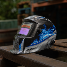 Маска зварювальника World Swiss Helmet «Хамелеон» з фотосенсорним фільтром і автозатемненням