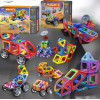 Магнітний,  конструктор транспорт, 128 деталей Magnit/Magical/LIMO TOY