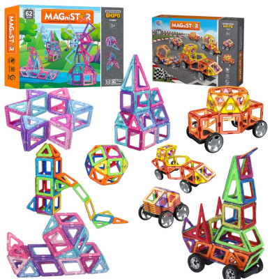 Магнітний конструктор 120 деталій Magnit/Magical/LIMO TOY №0