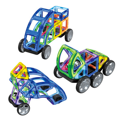 Конструктор LT3003 магнітний, транспорт, 87 деталей Magnit/Magical/LIMO TOY №1