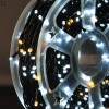 Гирлянда LED 50м 500 LED белая, с контроллером, каждый 100-й диод белый