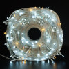 Гирлянда LED 50м 500 LED белая, с контроллером, каждый 100-й диод белый