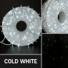 Гирлянда LED 50м 500 LED белая, с контроллером, каждый 100-й диод белый