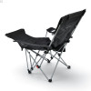 Сложное туристическое кресло-паук Compact Outdoor Chair 100 кг с черным чехлом.