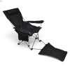 Сложное туристическое кресло-паук Compact Outdoor Chair 100 кг с черным чехлом.