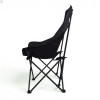 Сложное туристическое кресло-паук Compact Outdoor Chair 100 кг с черным чехлом.