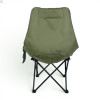 Сложное туристическое кресло-паук Compact Outdoor Chair 100 кг с черным чехлом.