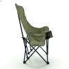 Сложное туристическое кресло-паук Compact Outdoor Chair 100 кг с черным чехлом.