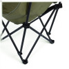 Сложное туристическое кресло-паук Compact Outdoor Chair 100 кг с черным чехлом.