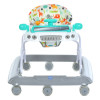 Ходунки BAMBI M 6061-11-4 з музикою та підсвіткою, 8 коліс, сірі з блакитним