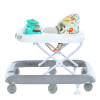 Ходунки BAMBI M 6061-11-4 з музикою та підсвіткою, 8 коліс, сірі з блакитним