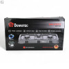 Газовая плита Domotec(Grey) — 3 конфорки, для баллонного газа, без крышки
