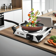 Плита електрична Star Chef St-8100A 1500Вт, одноконфорочна, компактна, з терморегулятором для дому
