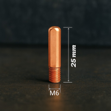 Наконечник токозъемный М1×25 для сварочной проволоки 1,0 мм MIG/MAG, медный сплав E-Cu