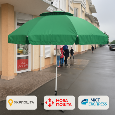 Monsen 3 м Антивітер | Зонтик для торгівлі з клапаном та міцним каркасом
