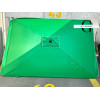 Прямоугольный торговый зонтик Monsen PRO 2×3 м с УФ-защитой и чехлом, серебряное напыление, металлический