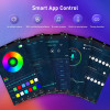 Напольная угловая лампа RGB торшер EL-2187 с пультом управления + приложение 150 см