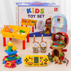 Детские подарочные наборы игрушек Kids Play Box 6 в 1 – развивающие игрушки для мальчиков и девочек от 3 лет.
