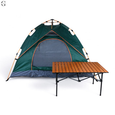 Палатка автоматическая 2-4-местная с козырьком 2х2м /+стол кемпинговая/, полусфера №1