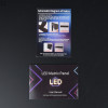 Гнучка LED-вивіска 19×89 см для реклами, авто та інтер’єру, керування Bluetooth