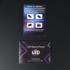 Гнучка LED-вивіска 19×89 см для реклами, авто та інтер’єру, керування Bluetooth
