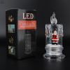 Рождественский LED ночник с фигурками и жидкостью 14 см на батарейках ART-0609