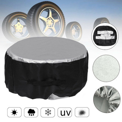 Комплект чохлів для коліс Silver "L" 4 шт, для шин R18-R20, водонепроникні, з ручками №2