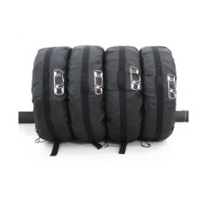 Комплект чехлов для колес Black "L" 4 шт, для шин, водонепроницаемые, с ручками