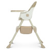 Стульчик для кормления M 4136-2 Beige, складной, экокожа, 5-точечные ремни, столик, корзина