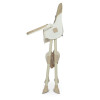 Стульчик для кормления M 4136-2 Beige, складной, экокожа, 5-точечные ремни, столик, корзина