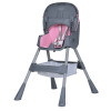 Стільчик для годування BAMBI M 5722 Lilac, регульований, знімний столик, 5-точковий ремень, колеса, екошкіра