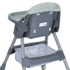 Стульчик для кормления BAMBI M 5722 Mint, регулируемый, съемный столик, 5-точечный ремень, колеса, экокожа