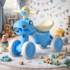 Каталка-толокарь BAMBI M6025E-4 с подсветкой корпуса и подвижным динозавром.