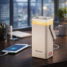 Power Bank Torima TRM-1041 40000mAh 22.5W Fast Charge з LED-дисплеєм та 5 виходами Білий