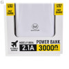 Power Bank MAXCELL 30000mAh PJ0086B J91B, внешний аккумулятор 2.1A с LED-индикатором