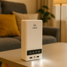 Power Bank MAXCELL 30000mAh PJ0086B J91B, зовнішній аккумулятор 2.1A з LED-індикатором