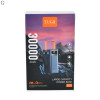 Power bank   Повербанк TUGII-Y103 30000 мА·з LED-дисплеєм та вбудованими кабелями
