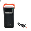 Power bank   Повербанк TUGII-Y103 30000 мА·з LED-дисплеєм та вбудованими кабелями