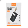 Power bank  Повербанк TUGII-Y53 30000 мА·та LED-індикацією