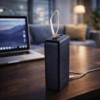 Power Bank Awei J111B 50000mAh, швидка зарядка 22.5W, USB-C, 2 USB виходи