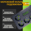 Мережевий фільтр Подовжувач з USB / Переноска-розетка 2500Вт, 3м, HG-2505