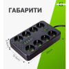 Мережевий фільтр Подовжувач з USB / Переноска-розетка , 3м, HG-2528